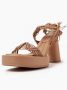 Paloma Barceló Hoge hiel sandalen Beige Dames - Thumbnail 5