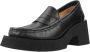 Paloma Barceló Leren Mocassin Loafers Black Dames - Thumbnail 4