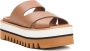 Paloma Barceló Leren Sleehak Sandalen - Thumbnail 2