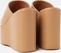 Paloma Barceló Nappa Camel Sandaal Platform Schoenen - Thumbnail 2