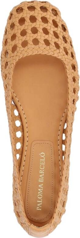 Paloma Barceló Nappa Camel Shell Schoenen