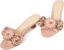 Paloma Barceló Silvia Applique Bloemen Sandalen Pink Dames - Thumbnail 2