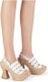 Paloma Barceló Napa White Hoge Hak Sandalen Wit Dames - Thumbnail 2