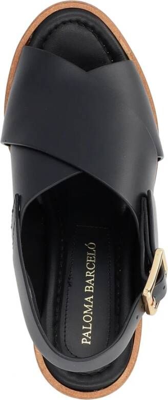Paloma Barceló Zwarte sandalen voor vrouwen - Foto 2