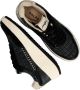 Palpa Zwarte Textiel Platform Sneaker Black Dames - Thumbnail 3