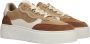 Palpa Neutrale Leren Platform Sneaker met Teddy Detail Multicolor Dames - Thumbnail 4