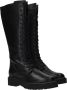 Palpa Stijlvolle zwarte leren veterschoenen Black - Thumbnail 6
