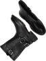 Palpa Zwarte Bikerboot met Zilveren Gespen Black Dames - Thumbnail 9