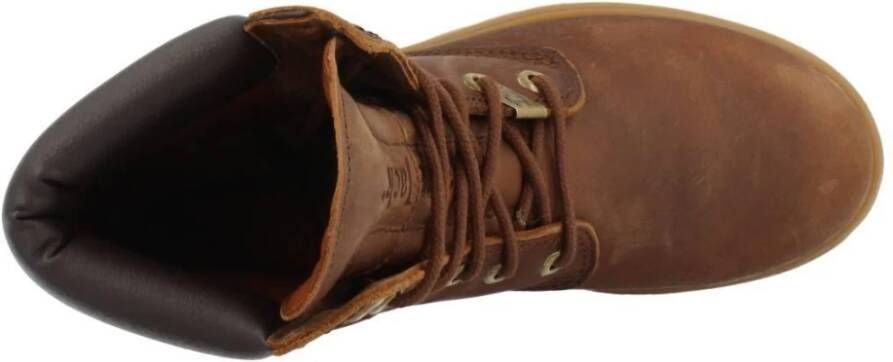 Panama Jack Bruin leren veterschoenen