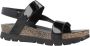 Panama Jack Casual Platte Sandalen met Plakband Black Dames - Thumbnail 12