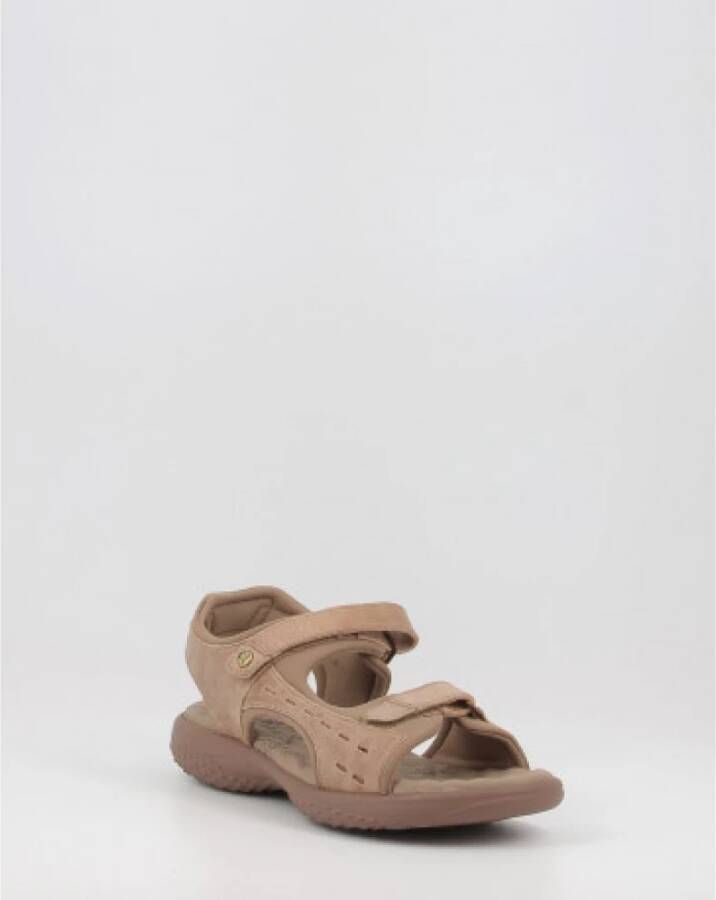 Panama Jack Flat Sandals Beige Dames