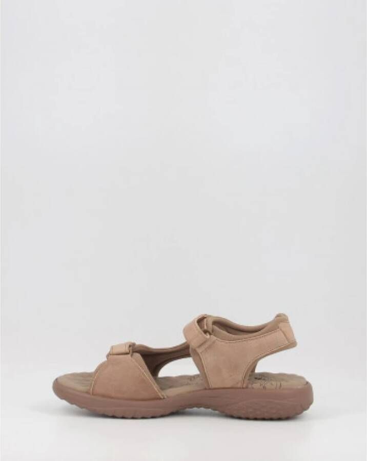 Panama Jack Flat Sandals Beige Dames