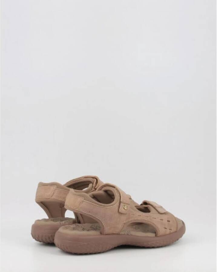 Panama Jack Flat Sandals Beige Dames