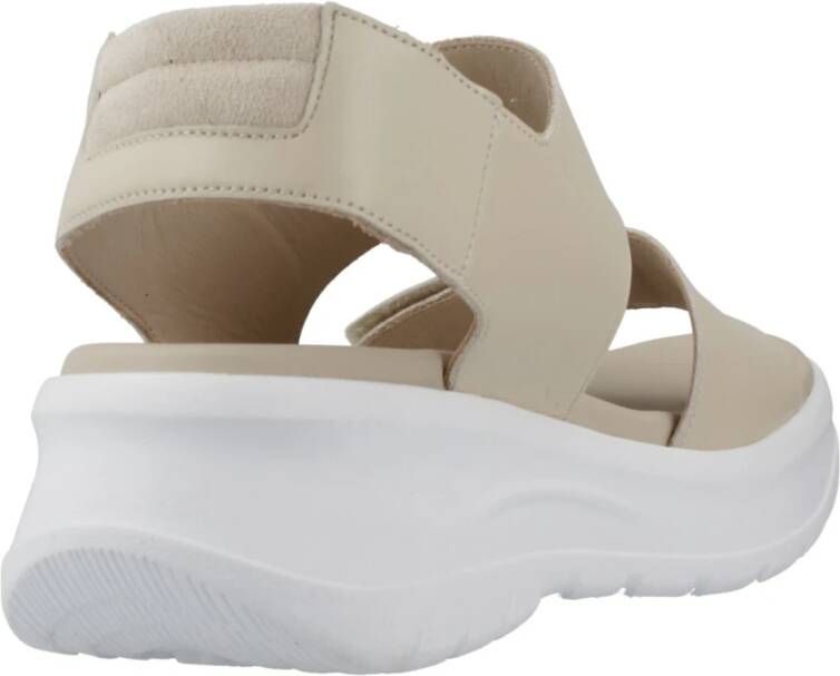 Panama Jack Zomer Platte Sandalen Beige Dames