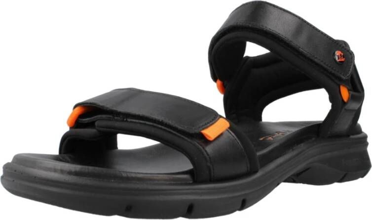 Panama Jack Flat Sandals Black Heren