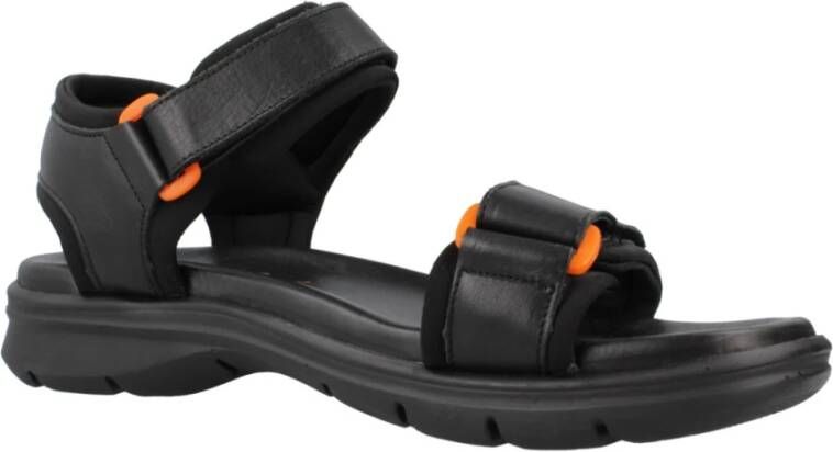 Panama Jack Stijlvolle Platte Sandalen Black Heren