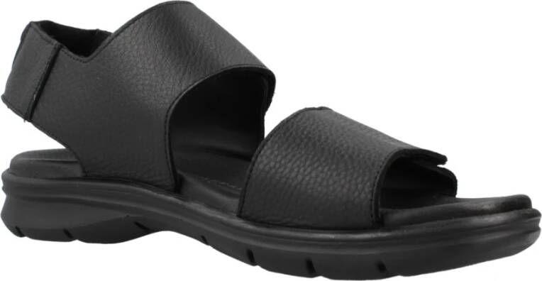 Panama Jack Platte Sandalen Black Heren