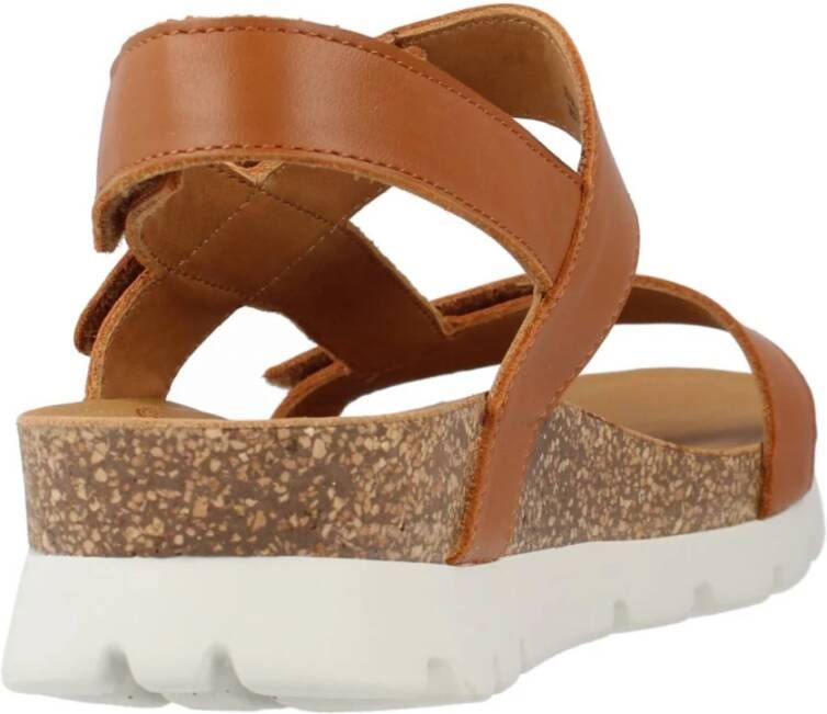 Panama Jack Flat Sandals Brown Dames