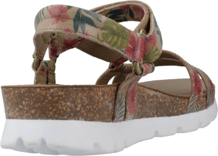 Panama Jack Tropische Platte Sandalen Multicolor Dames