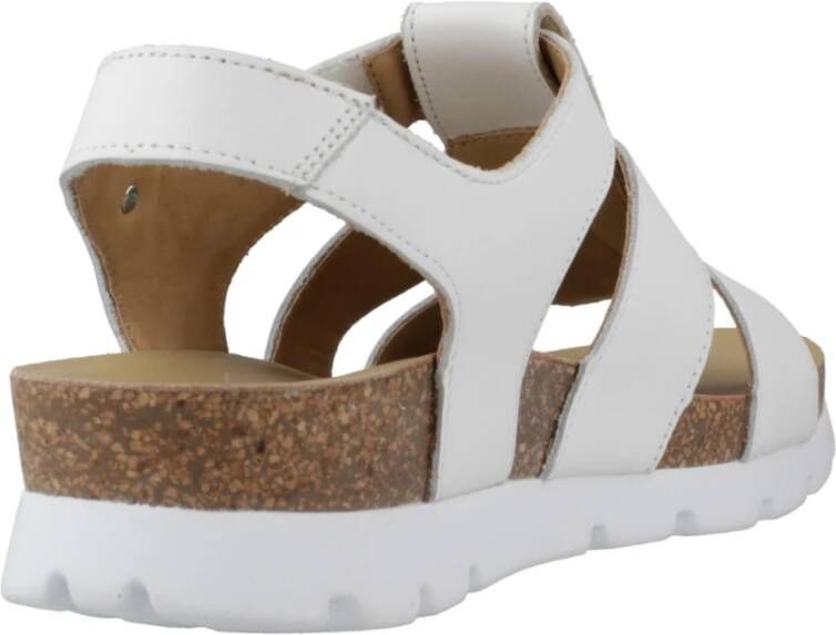 Panama Jack Flat Sandals White Dames