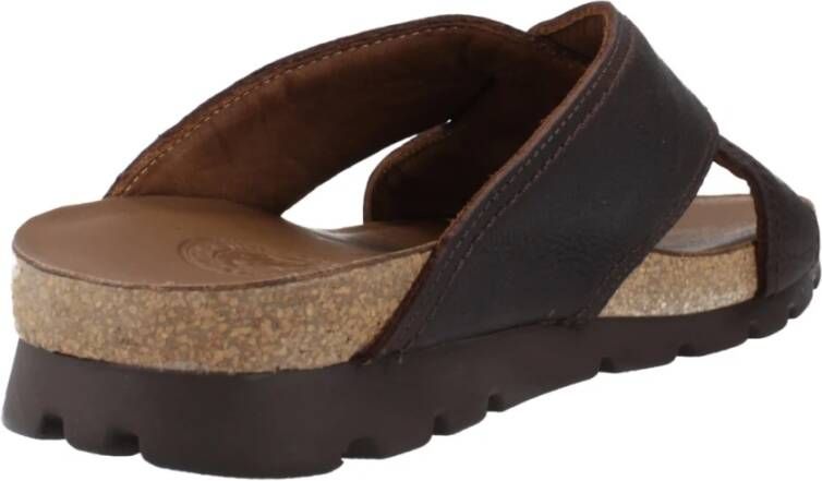 Panama Jack Gekruiste Sandaal Sliders Brown Heren
