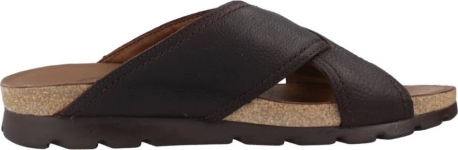 Panama Jack Gekruiste Sandaal Sliders Brown Heren