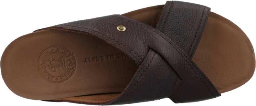 Panama Jack Gekruiste Sandaal Sliders Brown Heren