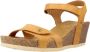 Panama Jack Sandaal Julia Basics B11 Napa Vintage Oker Geel - Thumbnail 5