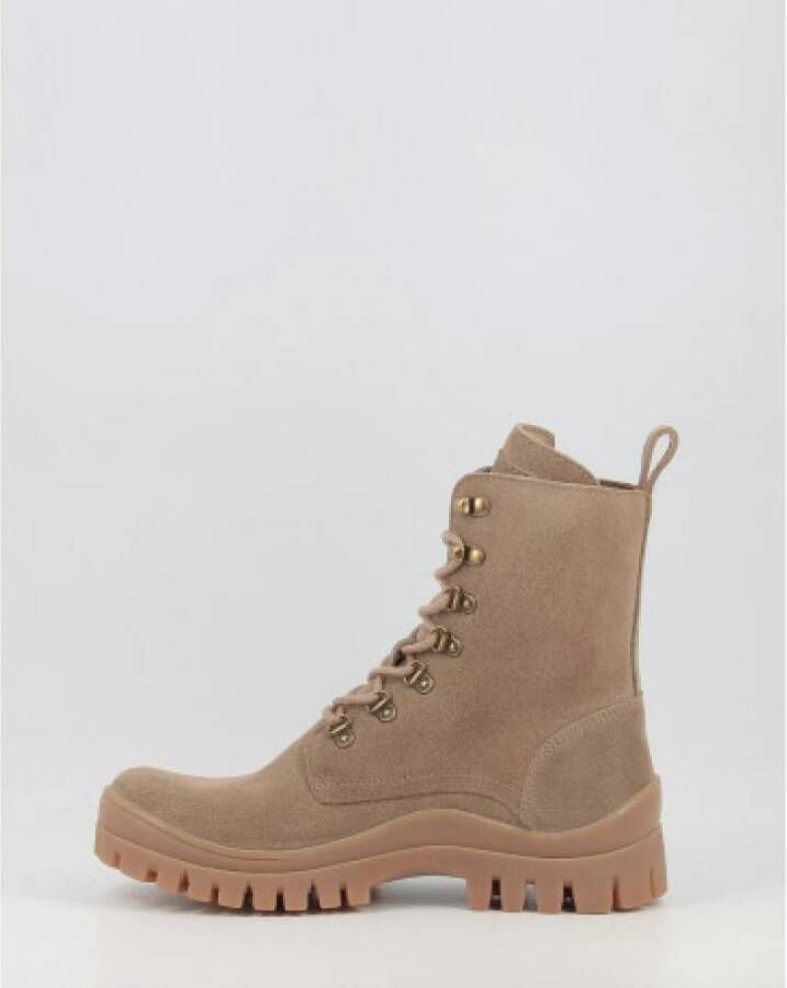 Panama Jack Lace-up Boots Beige Dames