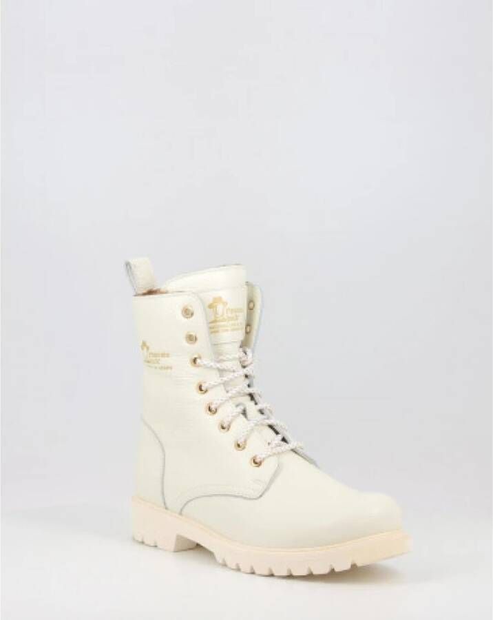 Panama Jack Lace-up Boots Wit Dames