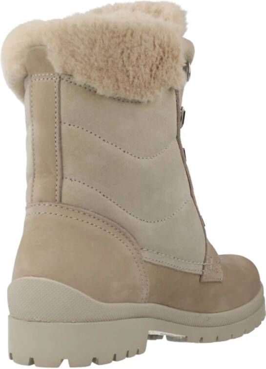 Panama Jack Nobuck Winterlaarzen Beige Dames