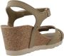 Panama Jack Julia Sandalen Met Sleehak Dames Groen - Thumbnail 11