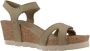 Panama Jack Julia Sandalen Met Sleehak Dames Groen - Thumbnail 13