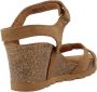 Panama Jack Platform Wedge Sandals Brown Dames - Thumbnail 10