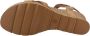 Panama Jack Platform Wedge Sandals Brown Dames - Thumbnail 11