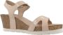 Panama Jack Platform Wedge Sandals Pink Dames - Thumbnail 7