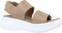 Panama Jack Platte Sandalen met Bandjes Brown Dames - Thumbnail 8