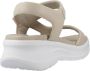 Panama Jack Platte Sandalen met Plakband Beige Dames - Thumbnail 3