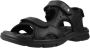 Panama Jack Platte Sandalen met Plakband Black Heren - Thumbnail 5