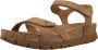 Panama Jack Platte Sandalen met Plakband Brown Dames - Thumbnail 3