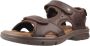 Panama Jack Platte Sandalen met Plakband Brown Heren - Thumbnail 4