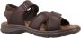 Panama Jack Platte sandalen met plakband Brown Heren - Thumbnail 7