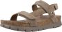 Panama Jack Platte Sandalen met Plakband Gray Dames - Thumbnail 4