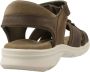 Panama Jack Platte Sandalen met Plakband Green Heren - Thumbnail 4