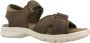Panama Jack Platte Sandalen met Plakband Green Heren - Thumbnail 6