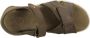 Panama Jack Platte Sandalen met Plakband Green Heren - Thumbnail 8
