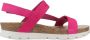 Panama Jack Platte Sandalen met Plakstrip Pink Dames - Thumbnail 11
