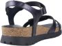 Panama Jack Platte Sandalen met Twee Banden Blue Dames - Thumbnail 5