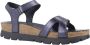 Panama Jack Platte Sandalen met Twee Banden Blue Dames - Thumbnail 7