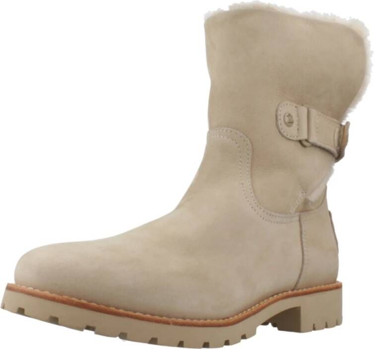 Panama Jack Stijlvolle Winterlaarzen met Zijgesp Brown Dames
